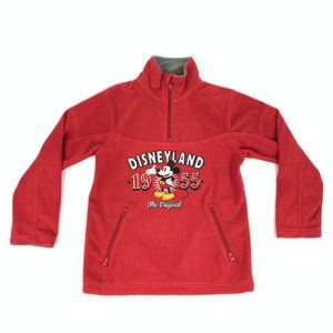 3/$25 Disneyland Mickey Mouse Fleece Pullover - Red, Size M
